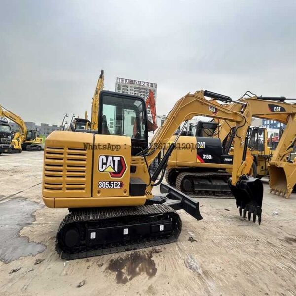 Used Cat 305.5E2 Excavator 5.3ton (1)